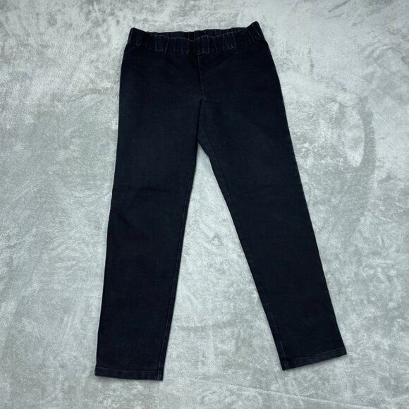Soft Surroundings Black Pull-On Slim Stretch Pants Size M a1175 - Picture 1 of 10